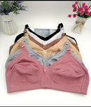 PACK OF 3 PIECES IMPORTED STRETCHABLE COTTON BRA | DIFFERENT COLOURS
