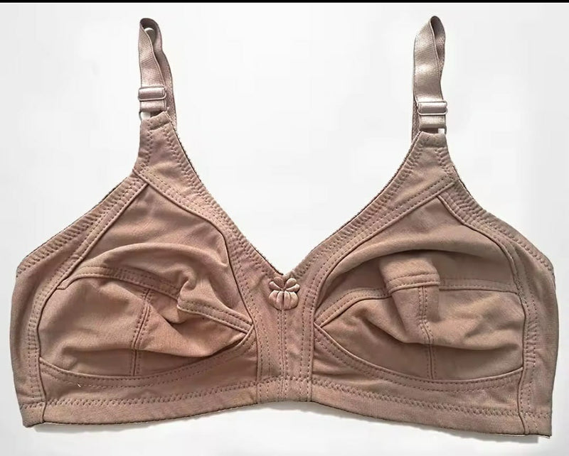 PACK OF 3 PIECES IMPORTED STRETCHABLE COTTON BRA | DIFFERENT COLOURS