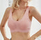 Women Top Vest Seamless Comfort Push Up Bra Shapewear Stretch Comfy Crop Sports Bra