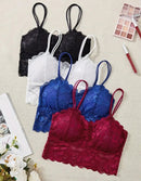 Pack of 2 | Women Sexy flower Lace Bras Top Comfortable Bralette Underwear